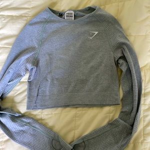 GYMSHARK Vital Seamless Long Sleeve Crop Top